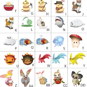 FFXIV Minions Mix and Match Stickers Bundle