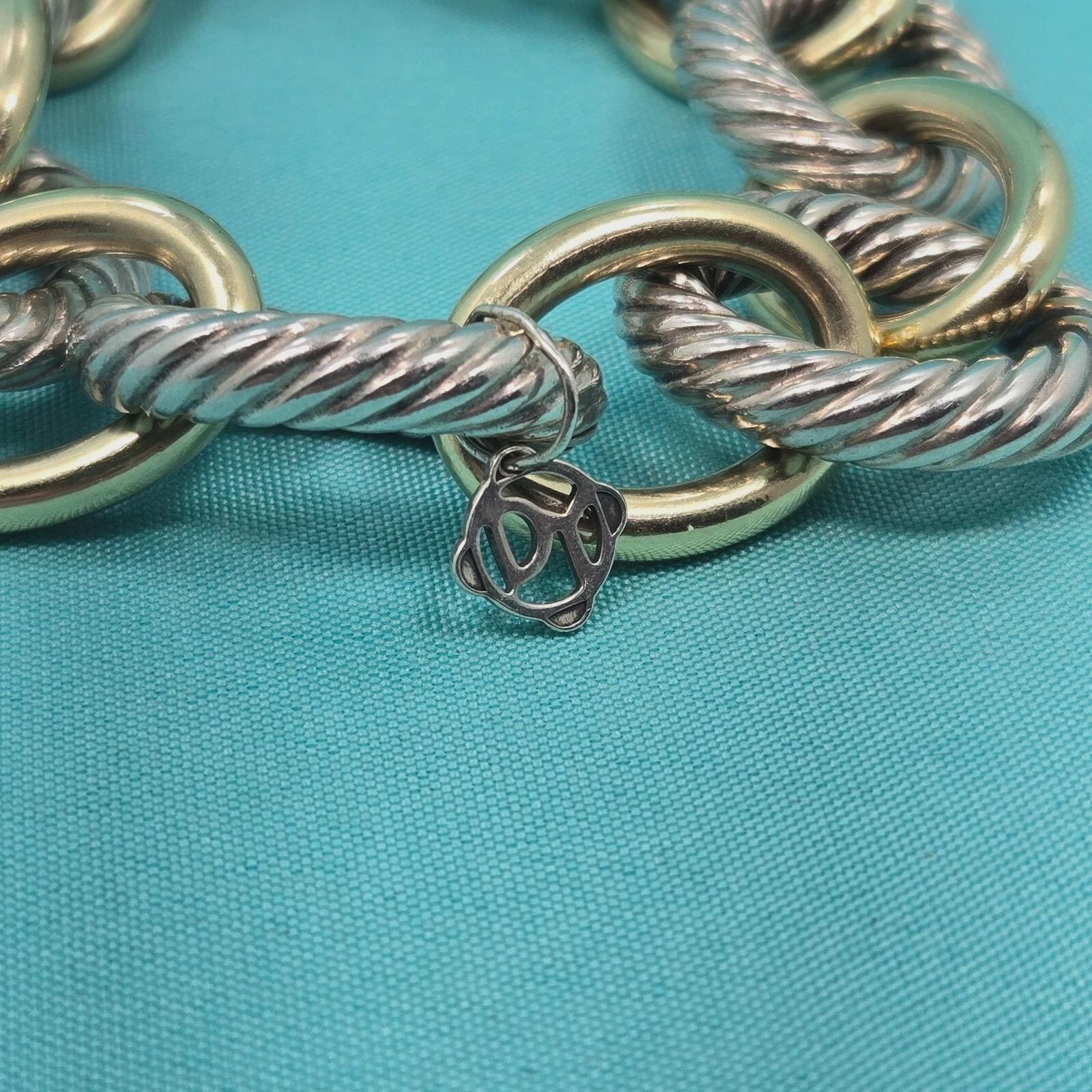 David Yurman オーバルリンクチェーンブレスレット スターリング