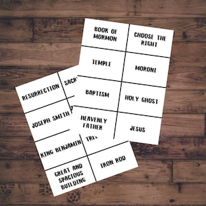 Latter Day Saint Pictionary, LDS Pictionary, YW Activity, YM Activity, lds Youth activity, Social Distancing Games for Youth
