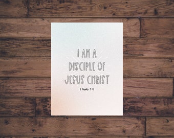 Downloadable I Am a Disciple of Jesus Christ Printable LDS Youth Theme ...