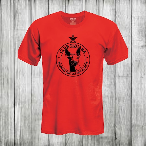 Xolos de Tijuana T-shirt/Xolos Playera/Soccer T-shirt/Custom Team Shirt/Heavy Cotton Shirt/Custom Shirt