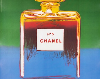 Andy Warhol Chanel Perfume Poster 22 x 29 1997