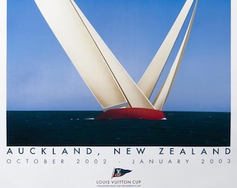LV Cup Auckland Original Medium size poster
