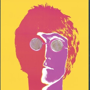 Original John Lennon by Richard Avedon 1967 original excellent 19x27 inches on linen