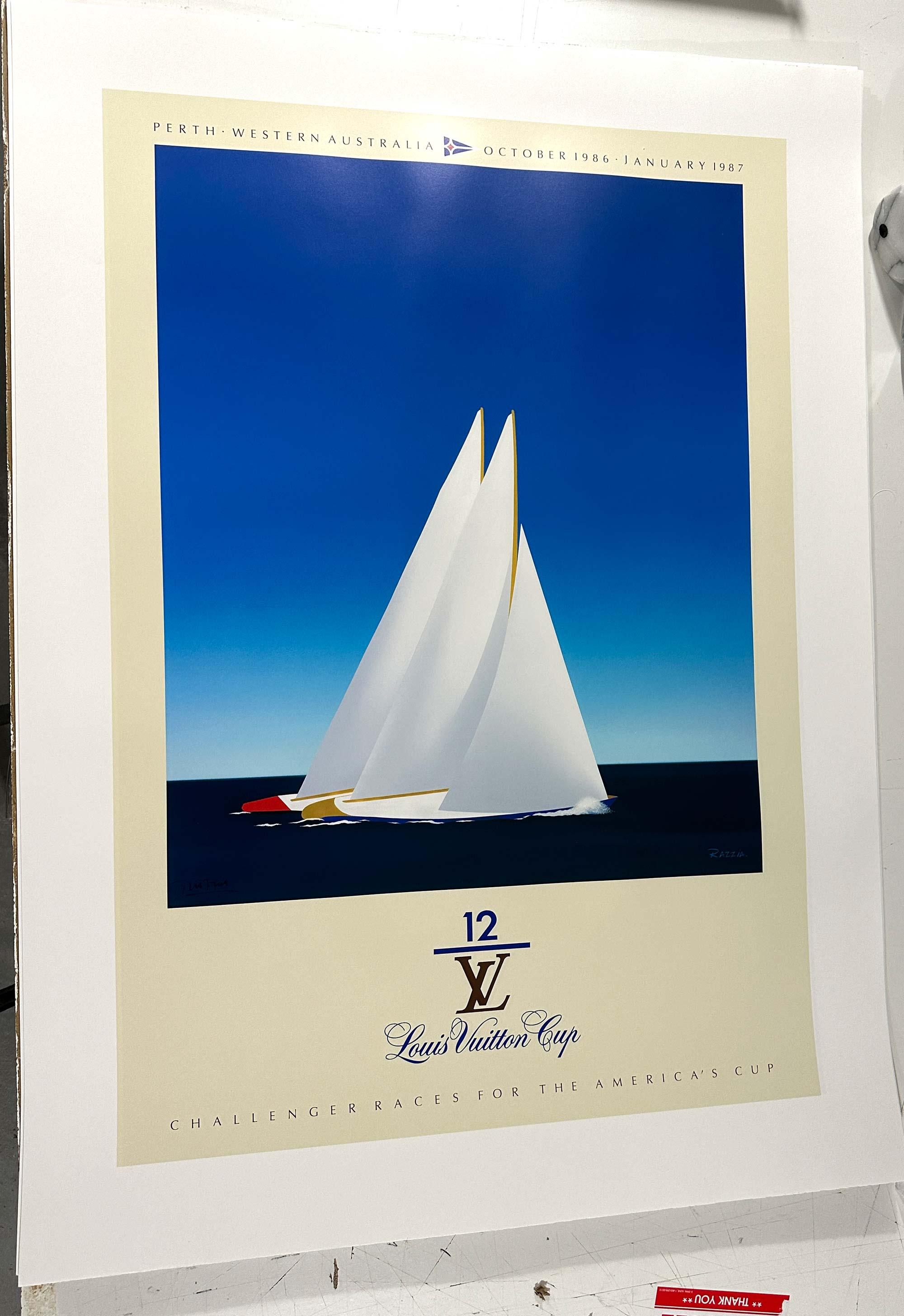 希少美品Louis Vuitton Cup 2003マフラーvintage