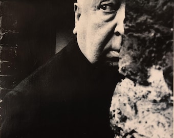 Original  Apple Think Different Alfred Hitchkock poster 24x36 1997 Original not a repro