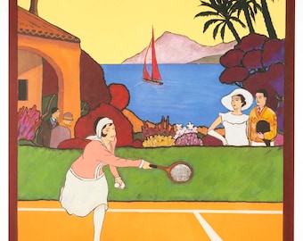 Original  Monte Carlo Tennis – Côte d’Azur, 2002 (Limited Edition of 300, Hand Signed)