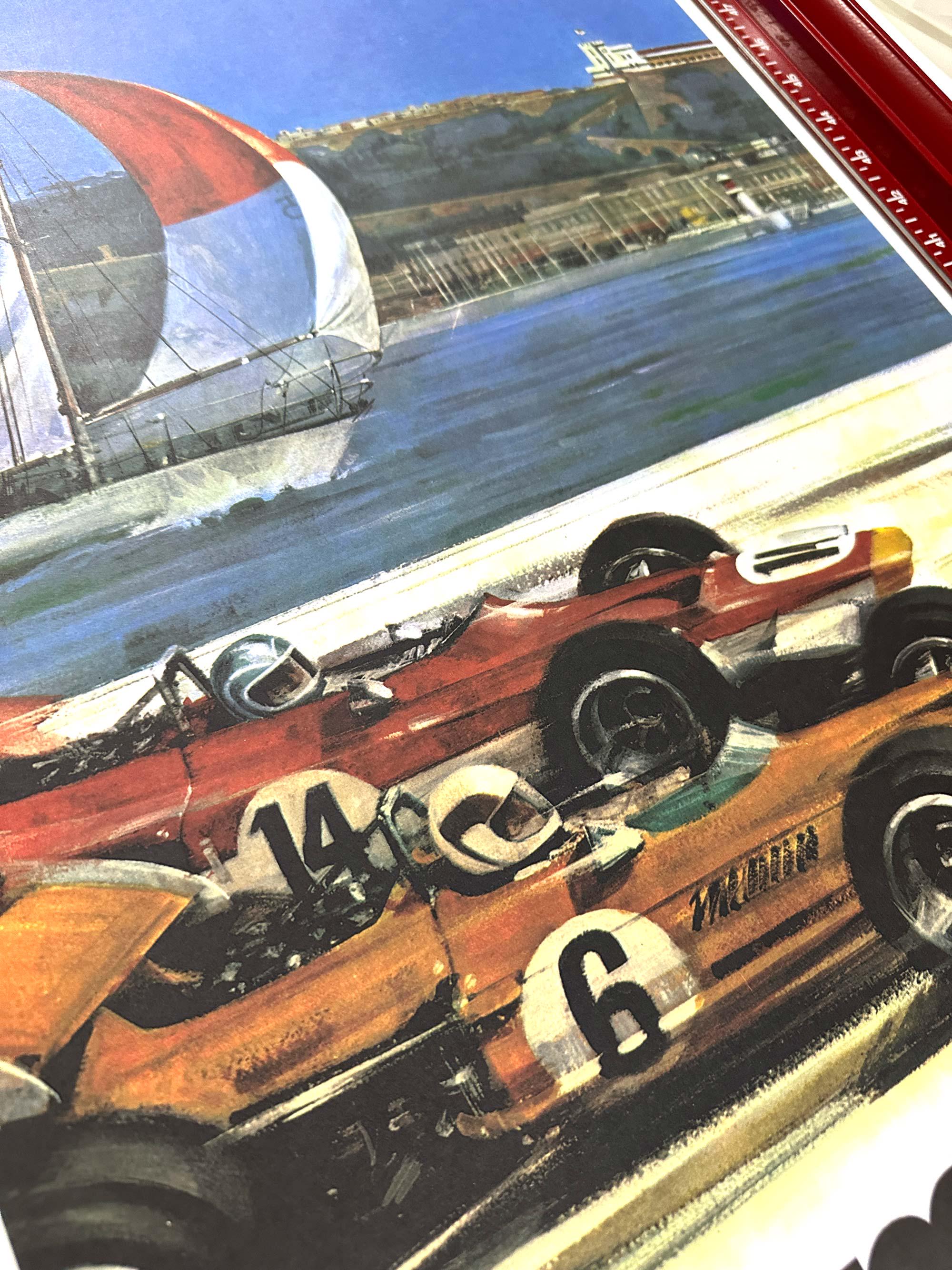 Monaco Grand Prix 1970 Poster by Michael Turner Imprimerie J Ramel