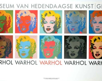 10 Marilyns Andy Warhol excellent A Original vintage pop art poster