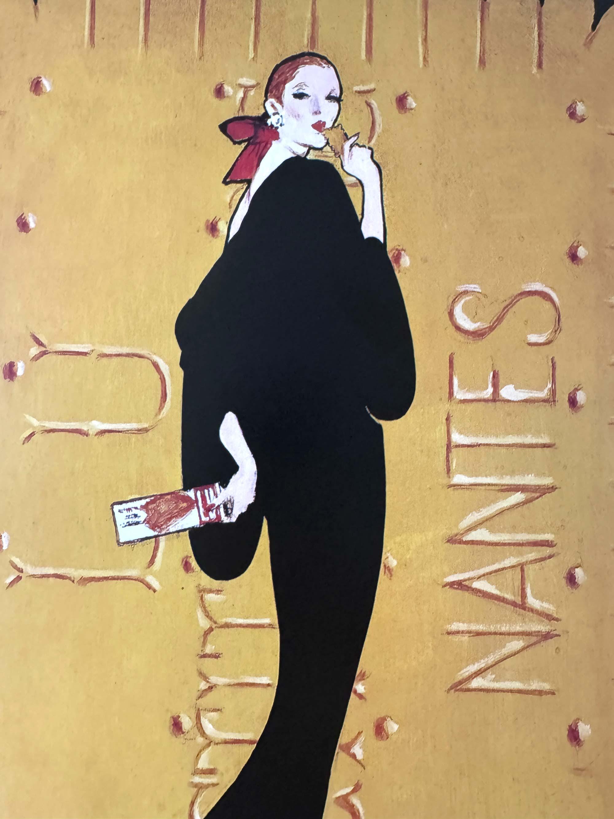 Rene Gruau Lu Biscuit French Cookie Poster Original - Etsy