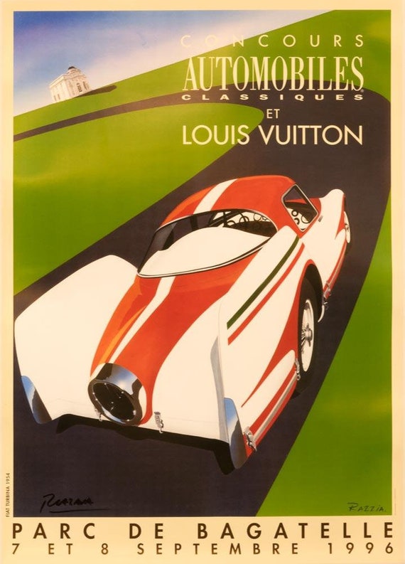 1990 Razzia Louis Vuitton Bagatelle Poster