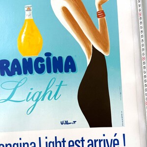 Orangina Light Bernard Villemot Vintage Poster 1989 - Etsy