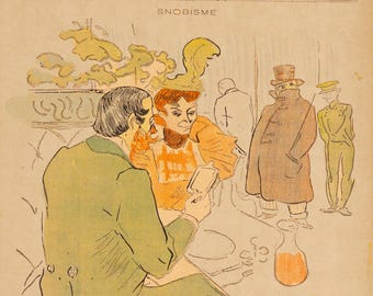 Snobisme – Henri de Toulouse-Lautrec – 1897 - Le Rire