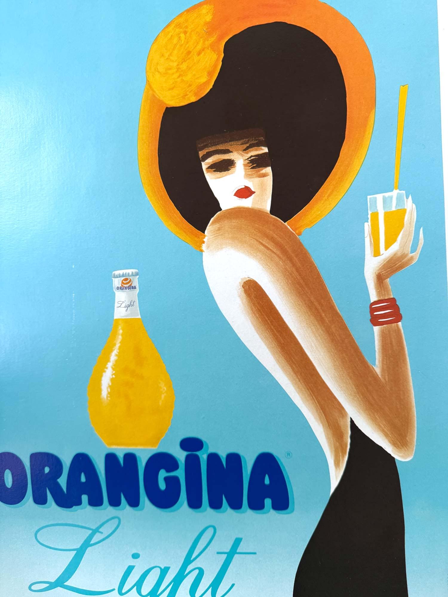 Orangina Light Bernard Villemot Vintage Poster 1989 - Etsy