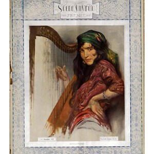 Scena Illustrata 1900 Arts literature music theatre Woman Cover gipsy woman