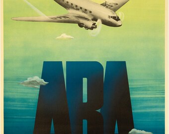 Original  A-B Aerotransport — Swedish Air Lines — Anders Beckman — circa 1930