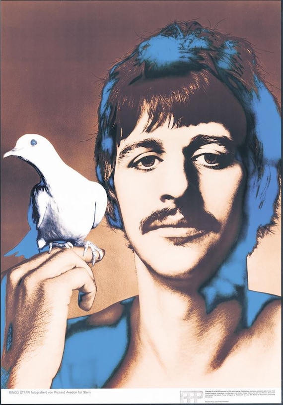 Richard Avedon Ringo Starr 1967 Original Linen Poster (19x27