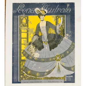 Scena Illustrata Arts literature music theatre Woman Cover