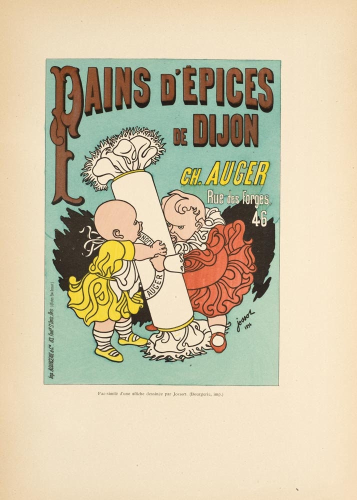 Original Vintage poster Pain D'epices by Jossot Affiches illustrees 1896