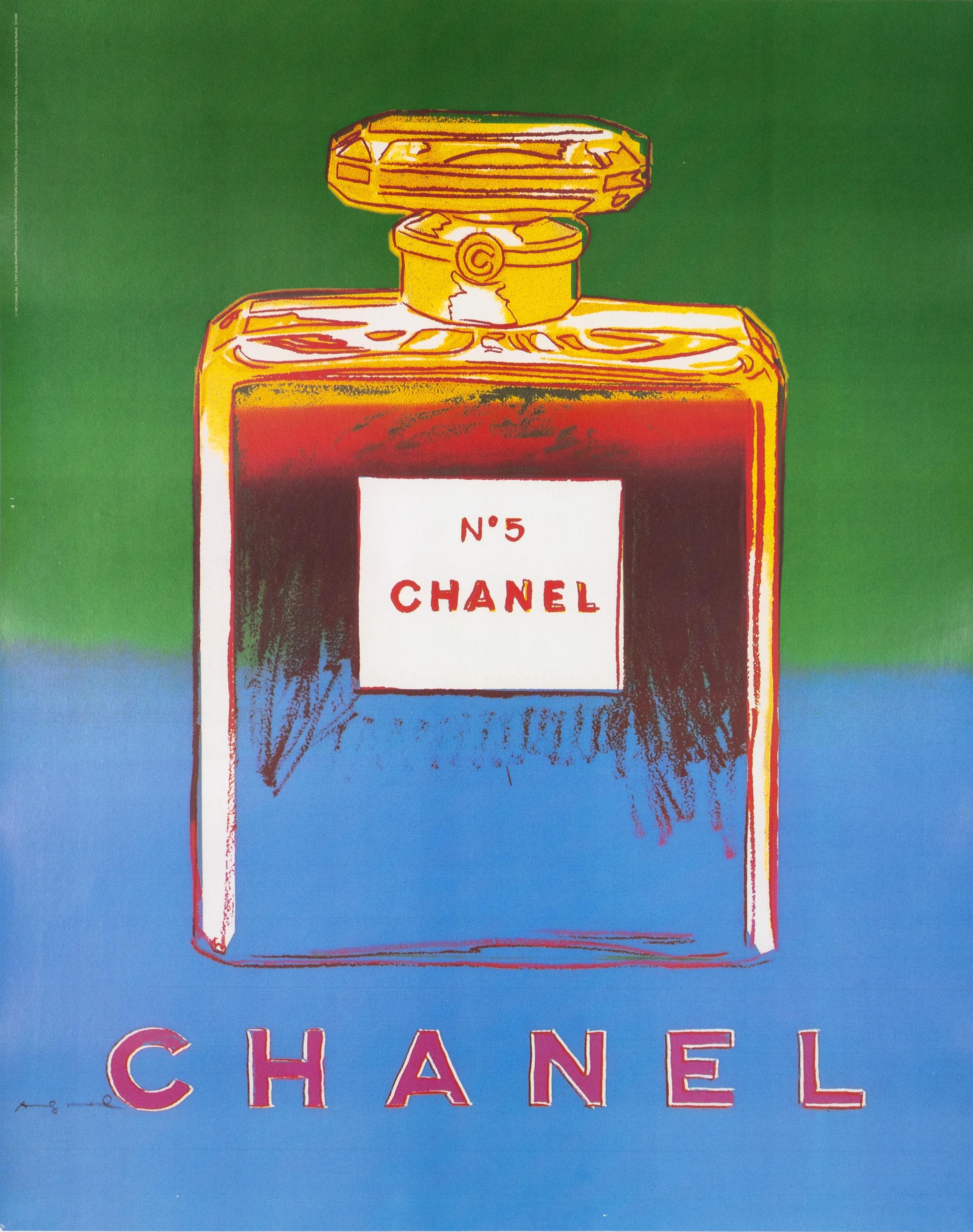 Andy Warhol Chanel No 5 - Etsy