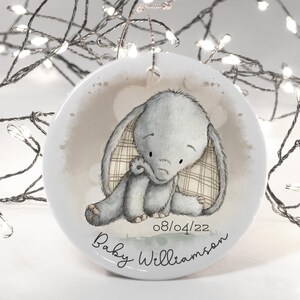 Regalo commemorativo per la perdita di un neonato, decorazione da appendere in ceramica, personalizzato