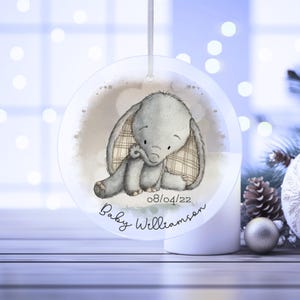 Regalo commemorativo per la perdita di un neonato, decorazione in vetro da appendere, personalizzato