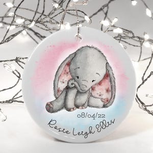Regalo commemorativo per la perdita di un neonato, decorazione da appendere in ceramica, personalizzato