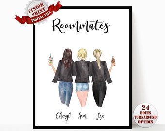 Mitbewohner Geschenk Etsy