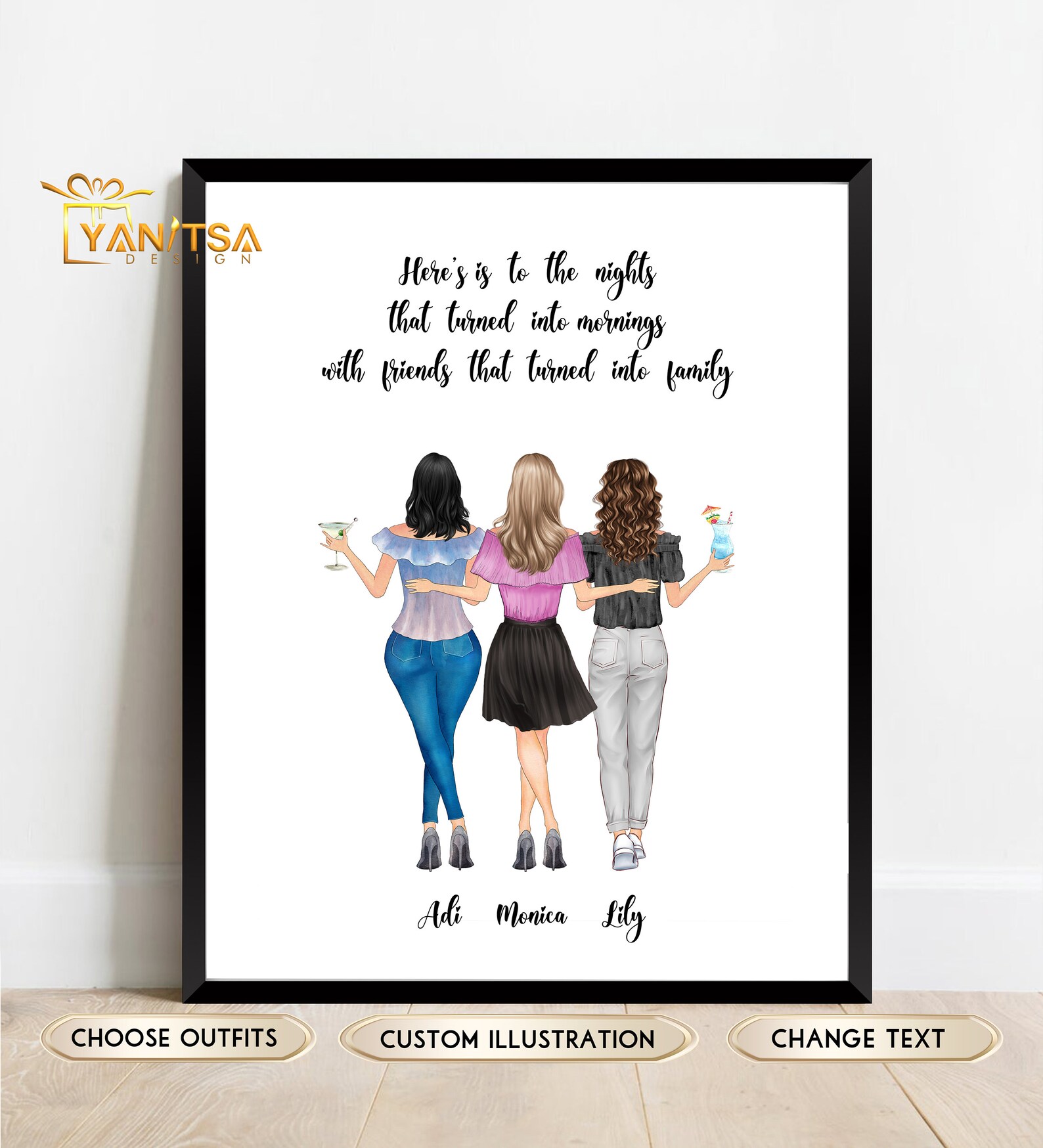 Best Friends Gifts Personalized Gifts for Friends Gifts Etsy
