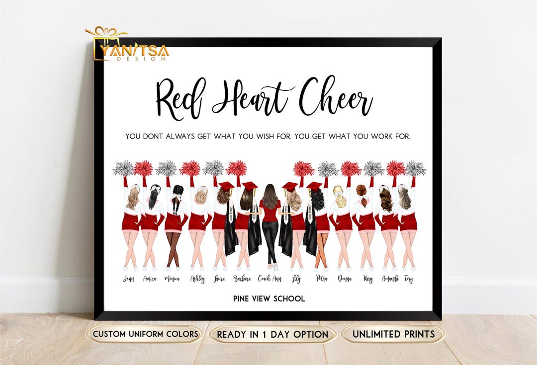 Personalized Cheerleaders Gifts - Cheerleaders Graduation Gifts - Cheer ...