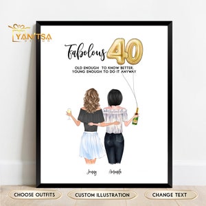Custom Birthday Gift for Friend - Personalized Birthday Gift for Her - Personalized Birthday Print - Birthday Gift Ideas - Gift for Her