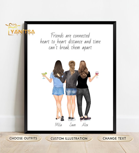 Long Distance Friendship Art Long Distance Friendship Art Prints For(00)