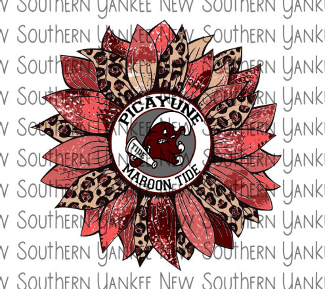 Tide Man, Picayune, Sunflower PNG File for Sublimation or Print Etsy