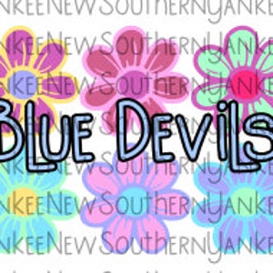 Pearl River Blue Devils PRC, School Shirt; PNG File for Sublimation or print