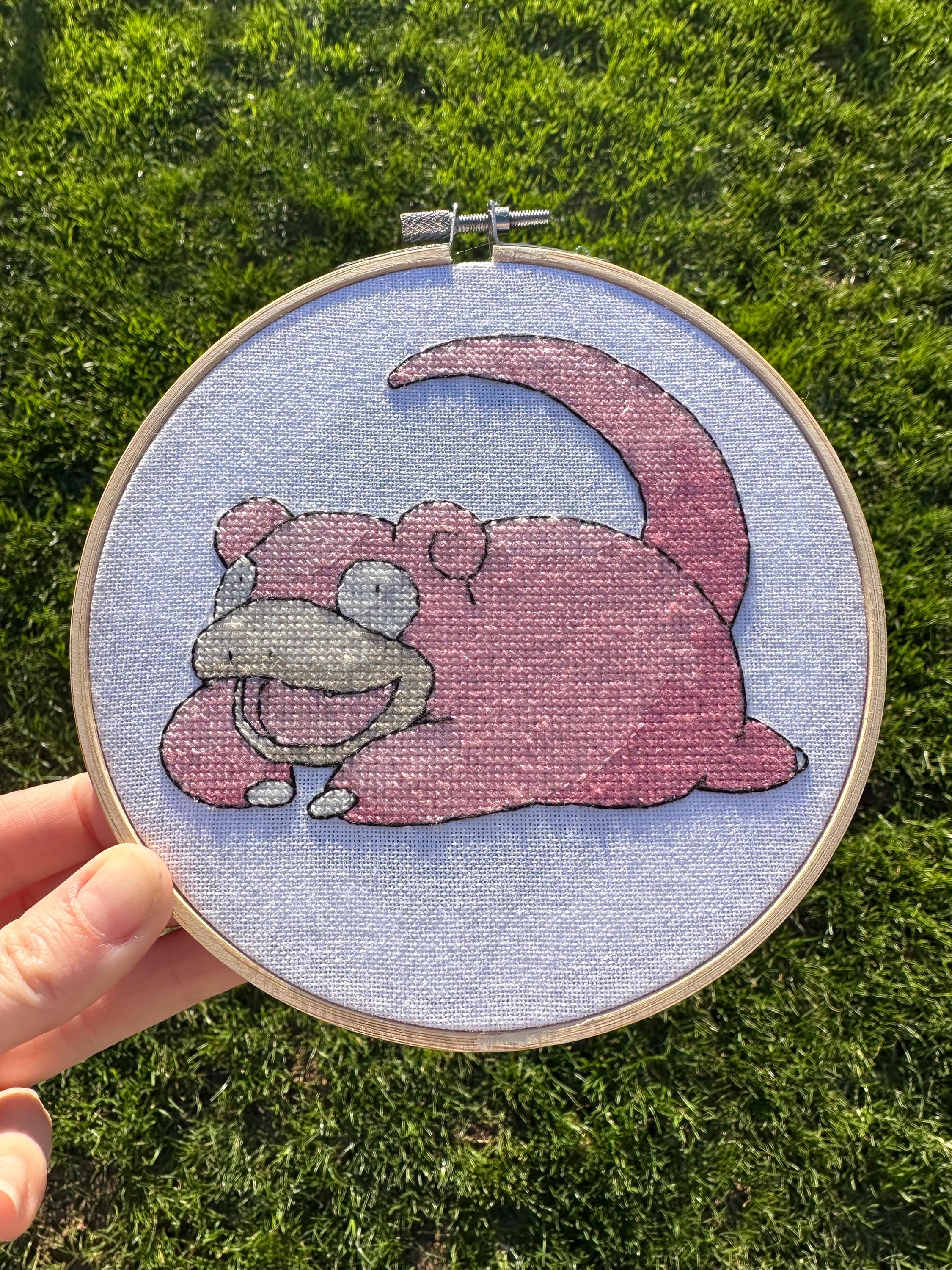 PATTERN// Slowpoke Pokemon Cross Stitch Pattern - Etsy
