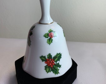 LEFTON Vintage Christmas Holly and Berry Bell!