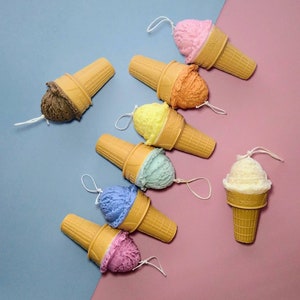 Maiseiskerze,natürliche Sojawachs,handgemachte Duftkerze,Wohndekoration, Dessertkerze,Geschenk für Sie, lustiges Geschenk,