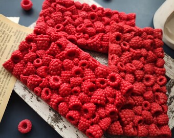 Raspburries wax melt,100% natural soy wax,wax melt,raspberry,fruit wax melt,handmade wax melt,home decoration,gift for her,fun gift,