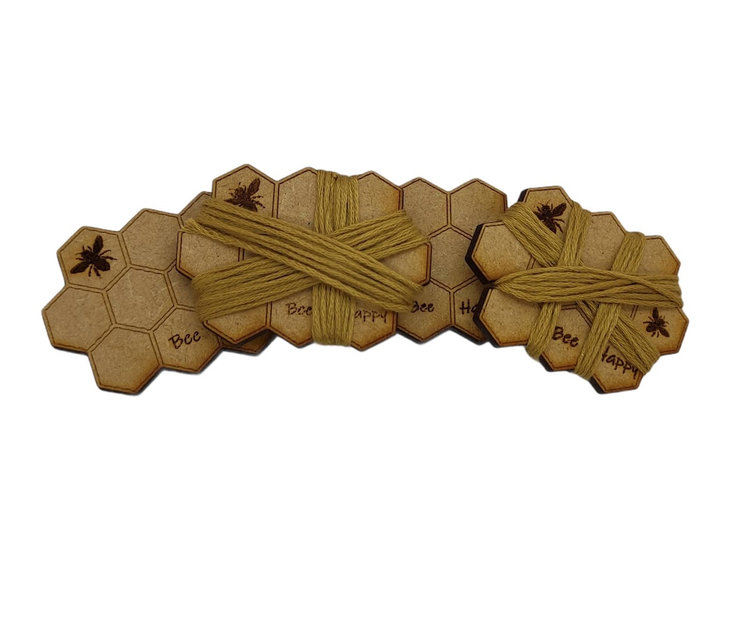 Honeycomb Bee Bobbin Thread Holder – Eco-friendly Organiser ( Set of 12 ...