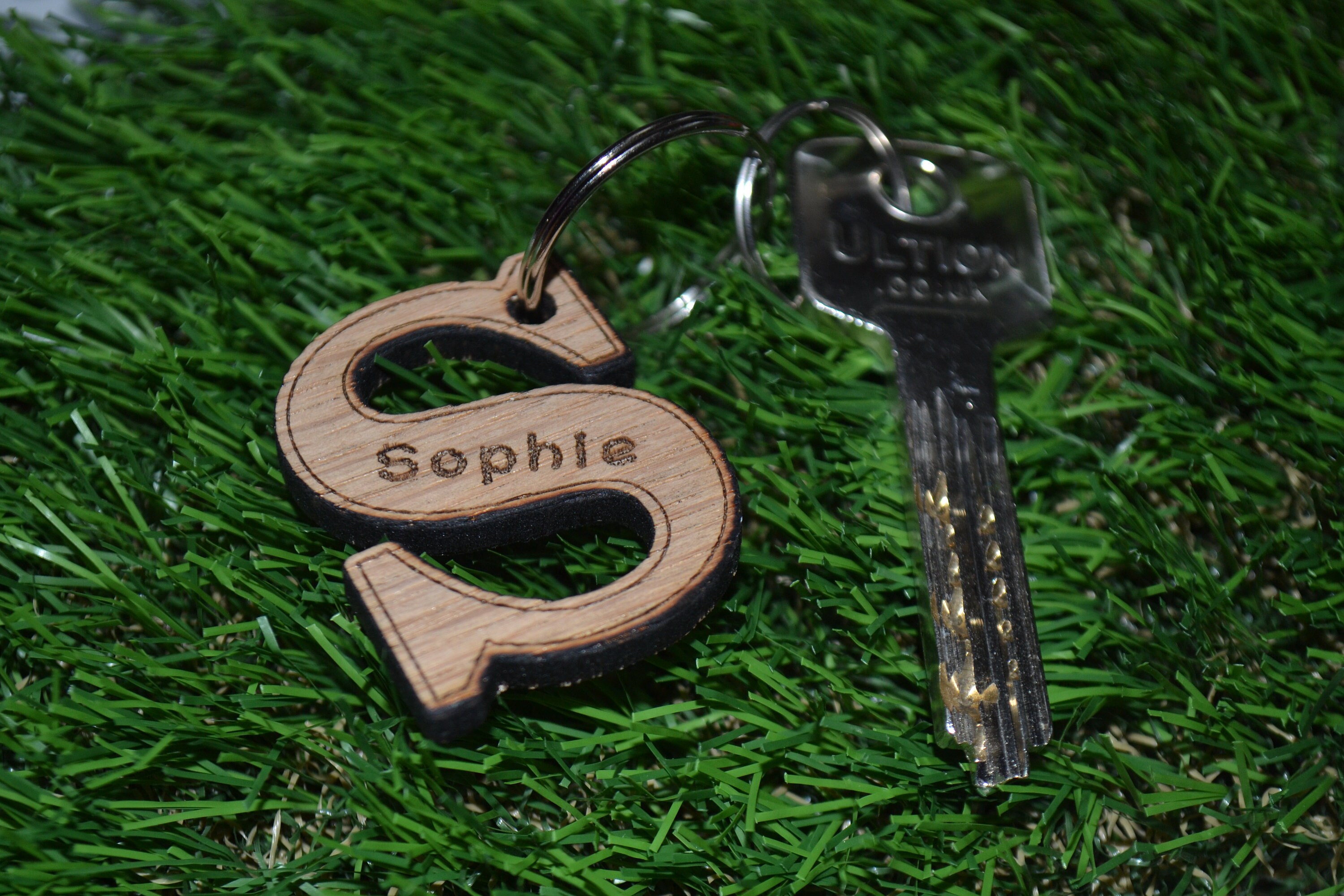Personalised Individual Letter Keyrings - Etsy