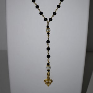 Fleur De Lis geloven kralen ketting