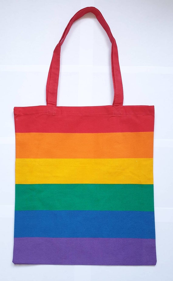 Love Bacon Low Carb Keto LGBTQ Gay Pride Rainbow Tote Bag