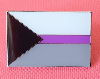 Demisexual Pride Flag Pin Demi Badge LGBTQ+