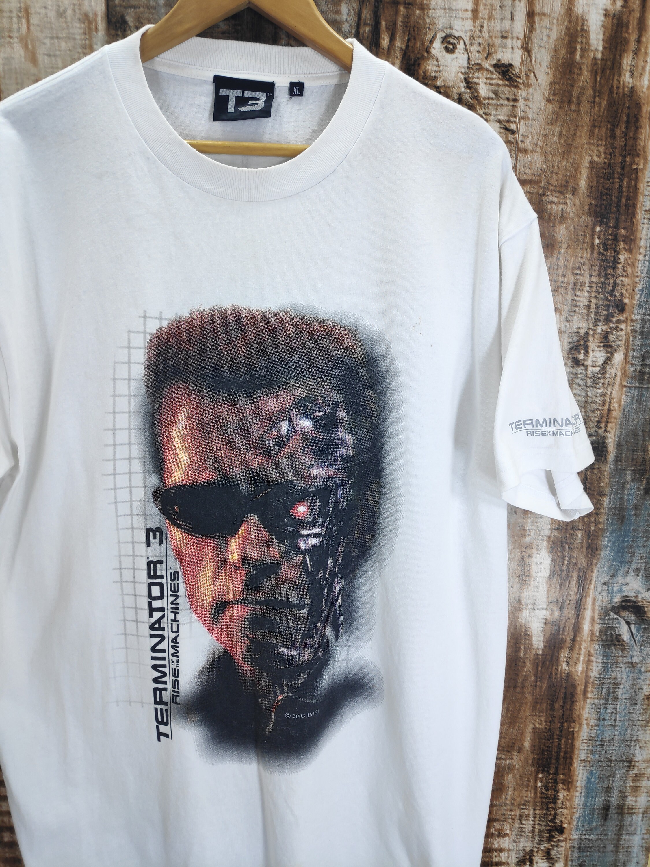 Vintage T3 Terminator Arnold Schwarzenegger Movie Vintage Shirts 