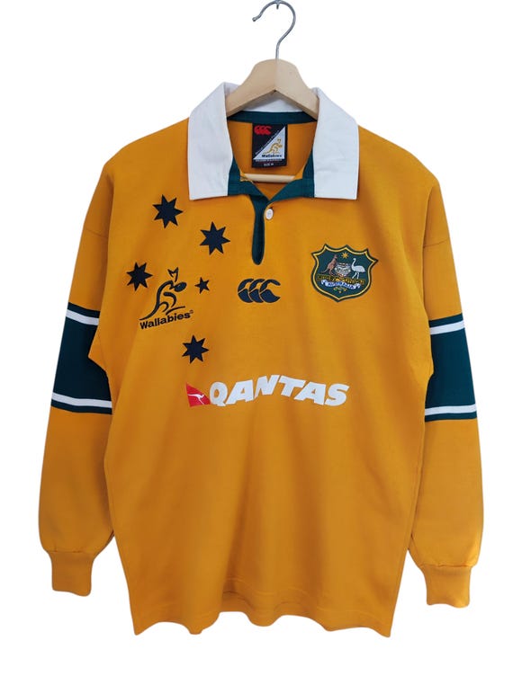 Vintage 00s Canterbury Jersey Australian Rugby Wallabies Polo