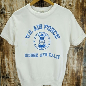 90s Sweatshirts Cropped Toyo Enterprise Buzz Rickson&#39;s sportswear US Air Force George AFB Cali Air Base Toyo Japan Small Size