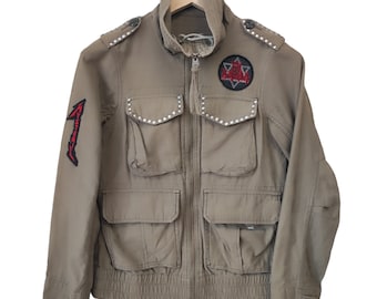 Vintage HYSTERIC GLAMOUR Hysteric Jacket Hysteric Military Patches
