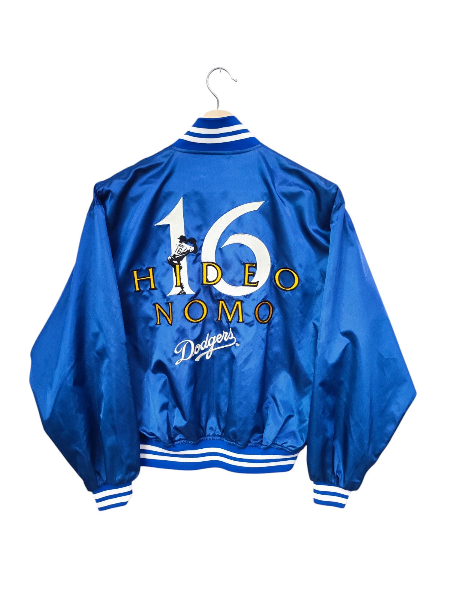 ヴィンテージ 1990 野茂英雄 #16 サテンジャケット ドジャース MLB