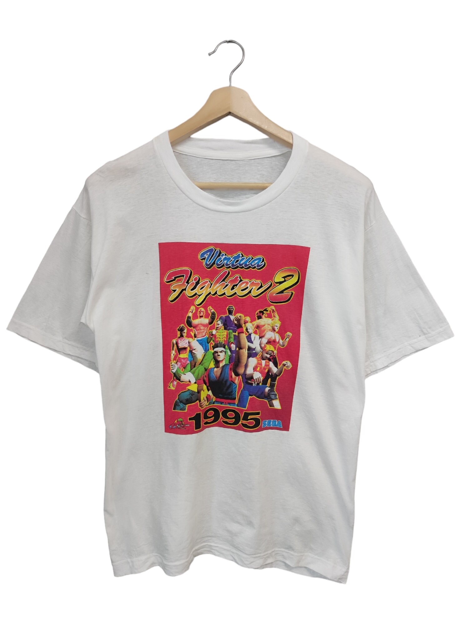 Vintage Virtua Fighter 2 Shirt SEGA Genesis All Characters Video 