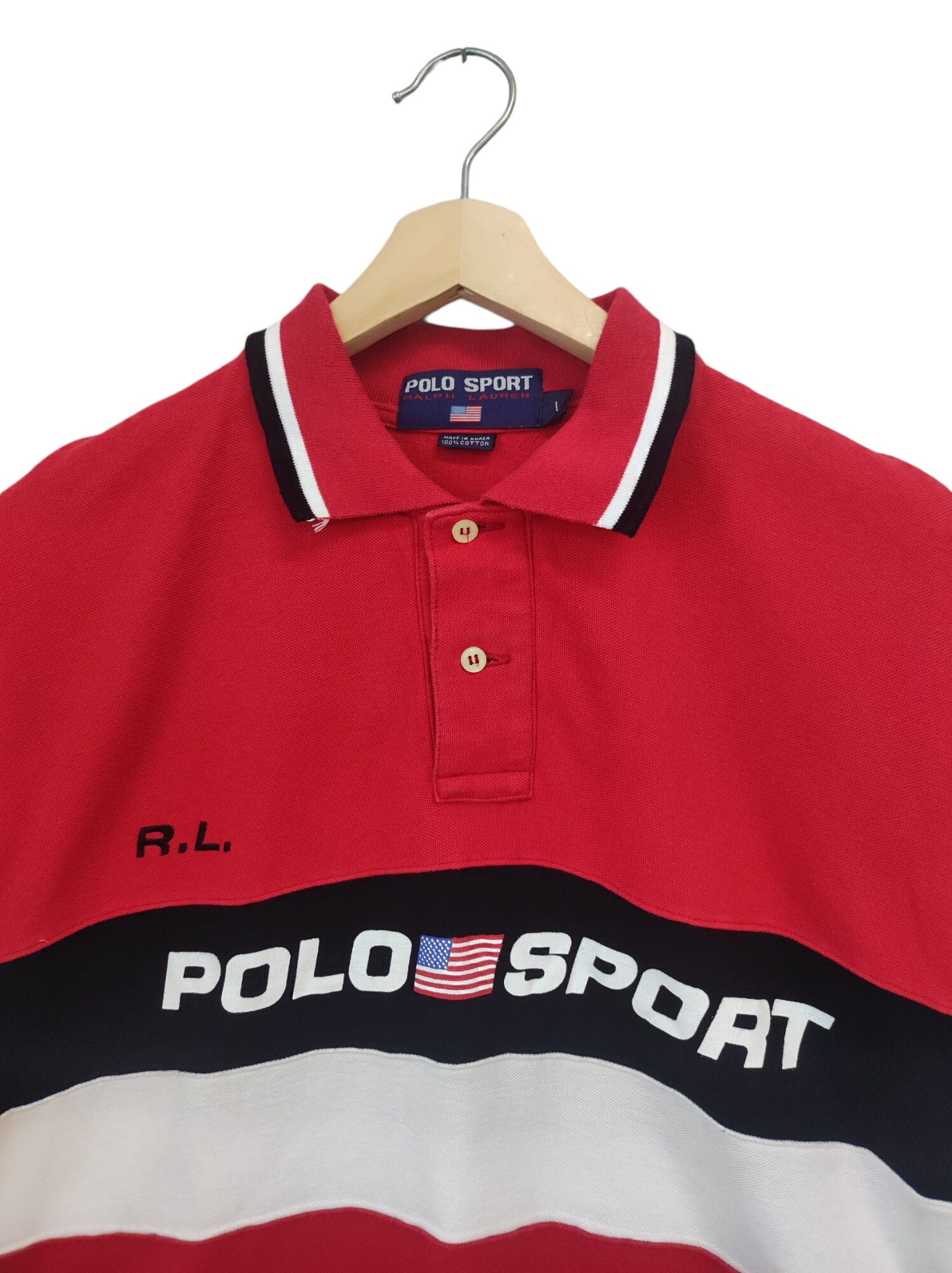 90’s POLO SPORT L/S Rugby Shirt Vintage 90's Polo Sport Ralph Lauren Rugby Shirt Medium Polo